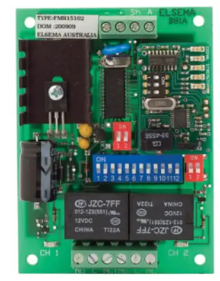 ELSEMA FMR15108 8 Channel 151MHz Receiver with Open Collector Outputs - fig 1