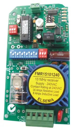 ELSEMA FMR15108 8 Channel 151MHz Receiver with Open Collector Outputs - fig 2