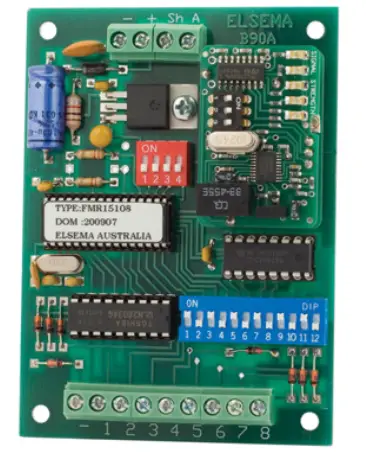 ELSEMA FMR15108 8 Channel 151MHz Receiver with Open Collector Outputs - power 4
