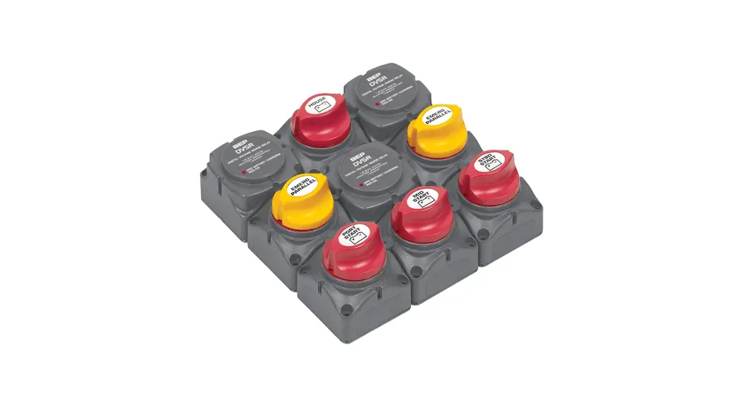 Bep 719-140a-dvsr Battery Distribution Cluster For Triple Outboard Engine With Four Battery Banks User Manual