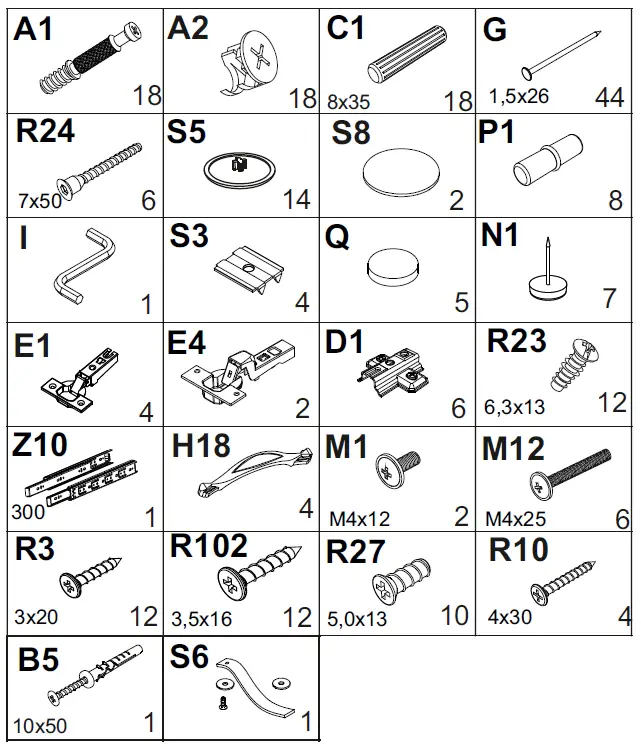 anrex Tiffany 3D1S Woodline Cream Nightstand 3