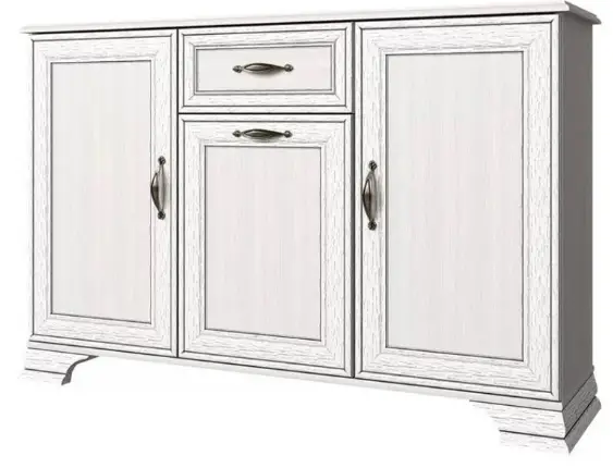 anrex Tiffany 3D1S Woodline Cream Nightstand