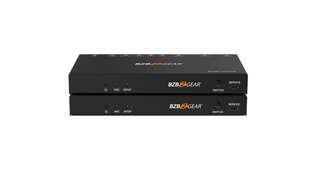 Bzbgear Bg-exh-100c5 18gbps Hdmi Over Hdbaset Extender With Bi Directional Ir User Manual