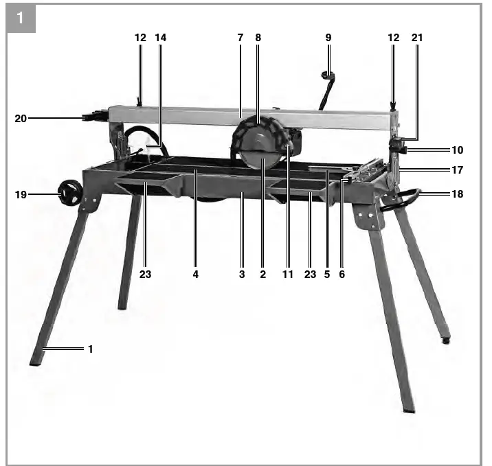 Einhell TE-TC 920 UL Tile Cutting Machine-1