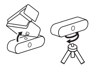 logitech Brio Ultra Hd Business Webcam - mounting clip