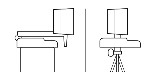 logitech Brio Ultra Hd Business Webcam - position to frame