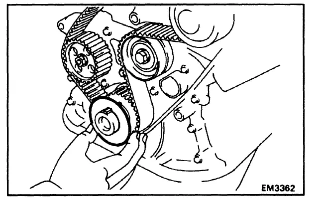 AUSTRAL 5S-FE Engine Timing Belt for Toyota FIG (3)