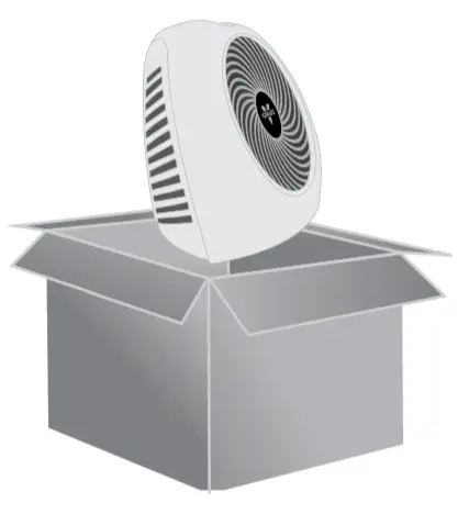 VORNADO VH2 Whole Room Heater - STORAGE