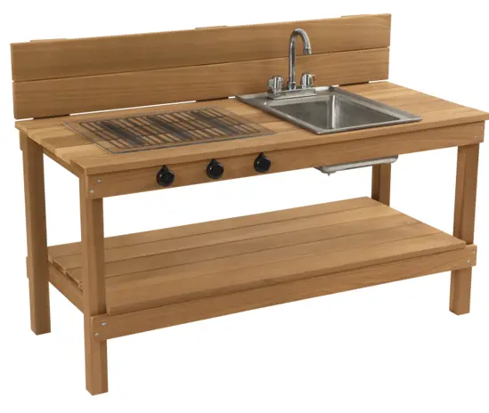 toboli 52416 Outdoor Mud Kitchen with Sink