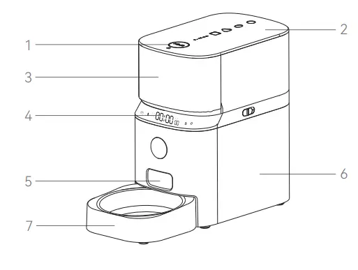 DUDU PET DU5L WZ Automatic Pet Feeder-fig1
