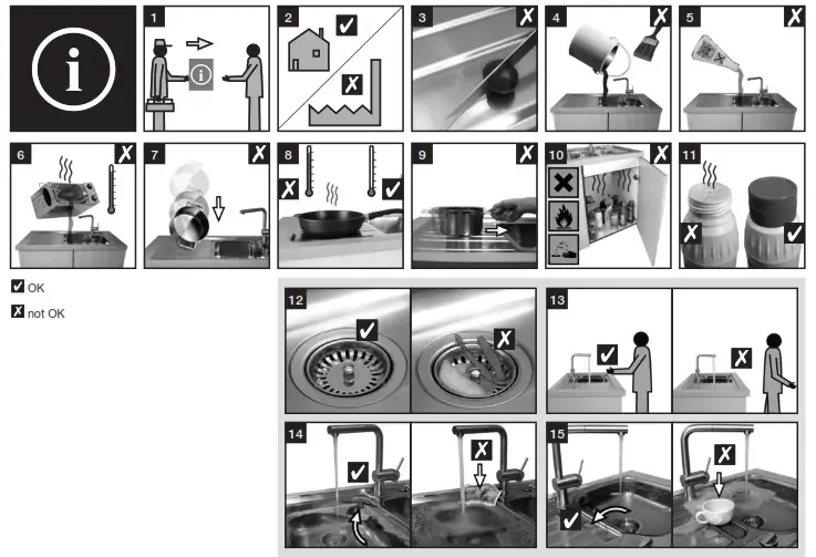 BLANCO Claron 340-180 Stainless Steel Satin Polish - 1