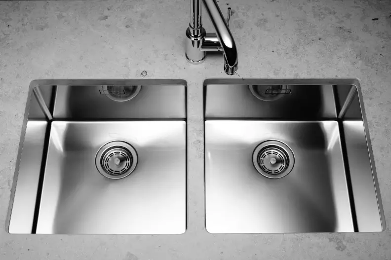 BLANCO Claron 340-180 Stainless Steel Satin Polish