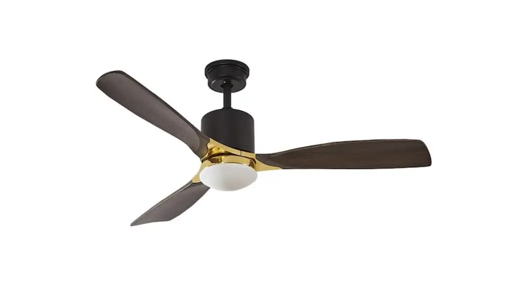 The Home Depot Gzhskn0721005 52 Inch Integrated Led Indoor-outdoor Black Ceiling Fan Instruction Manual