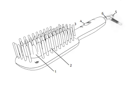 BAMBA-Instantcare 800-Travel Straightening Brush-fig-1