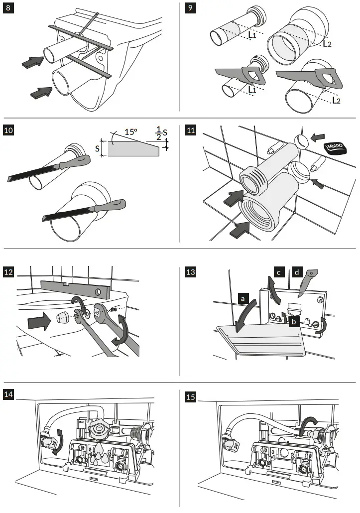 cersanit Vector S-IN-MZ-VECTOR Wall Hung Toilet System - Figure 6