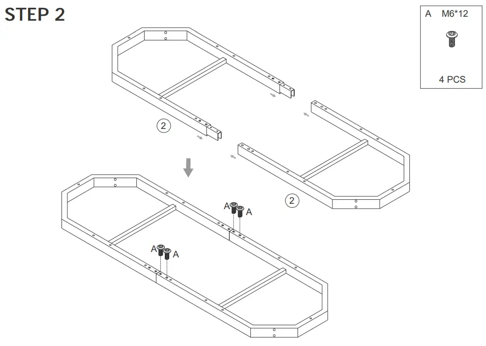 Tribesigns HOGA XK00118 A Executive Computer Desk with Mobile File Cabinet - fig 5