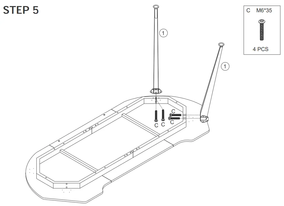 Tribesigns HOGA XK00118 A Executive Computer Desk with Mobile File Cabinet - fig 8
