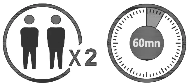 Tribesigns HOGA XK00118 A Executive Computer Desk with Mobile File Cabinet - fig