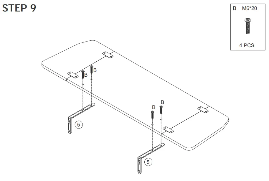 Tribesigns HOGA XK00118 A Executive Computer Desk with Mobile File Cabinet - fig12