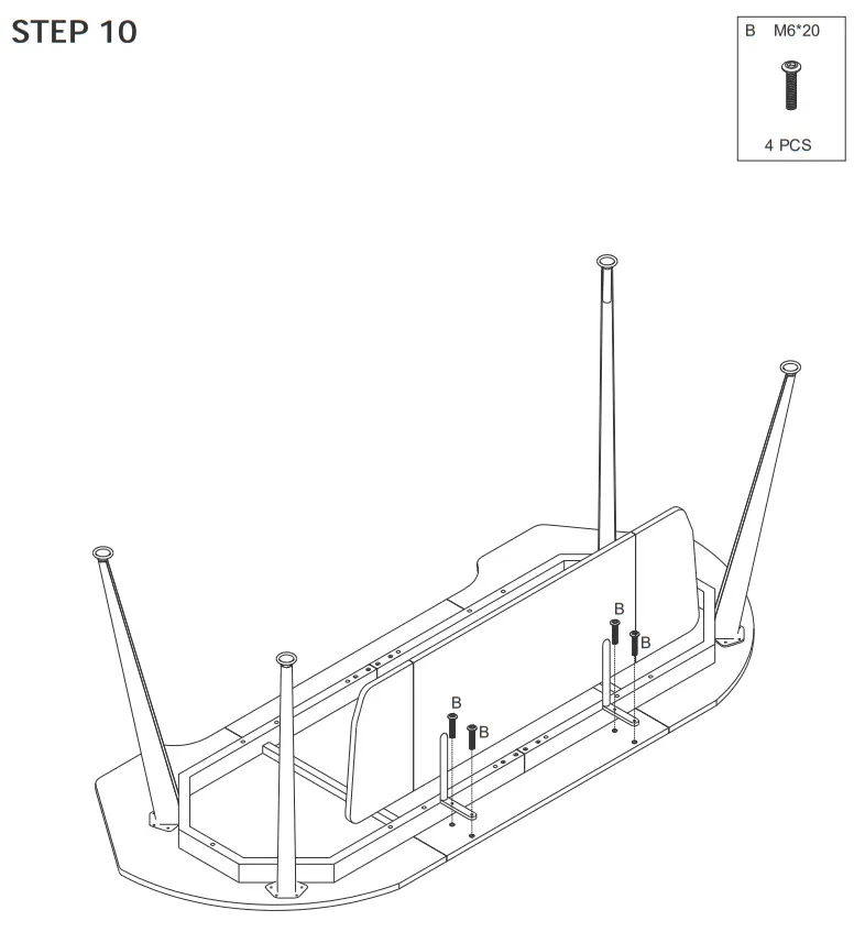 Tribesigns HOGA XK00118 A Executive Computer Desk with Mobile File Cabinet - fig13