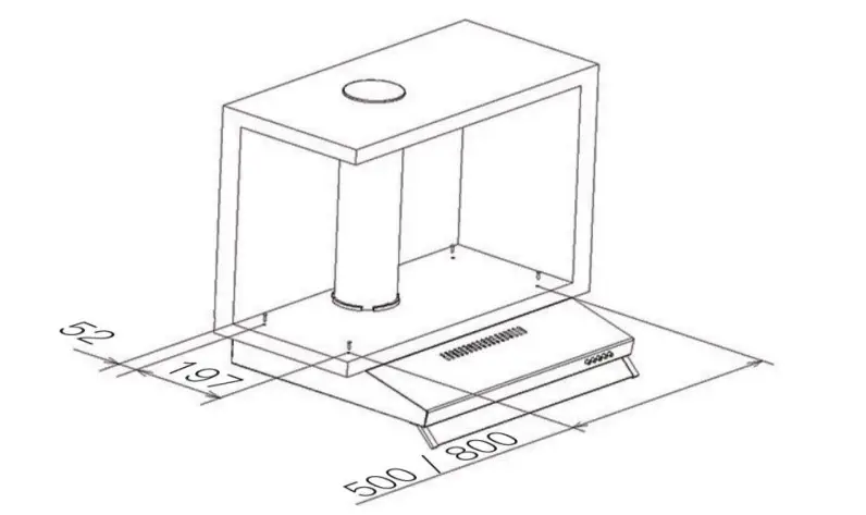 LIVINOX LCH-MICA-90BL Cooker Hood - Figure 4