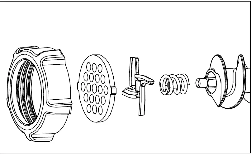 SILVERCREST MINCER SFW 350 E5 Meat Mincer 04