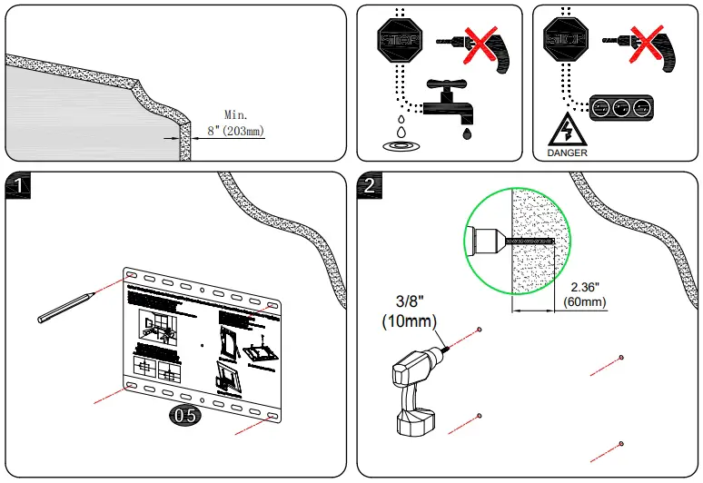 Solid Concrete Wall Installation