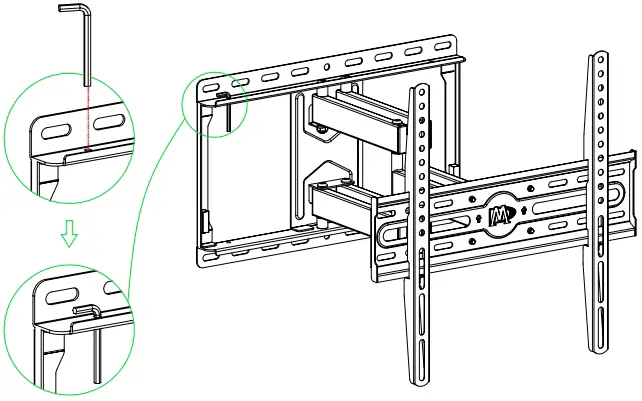 Tilting angle adjustment