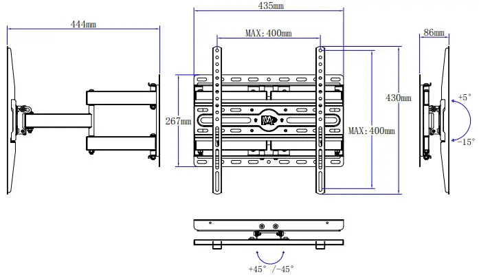 Product dimensions