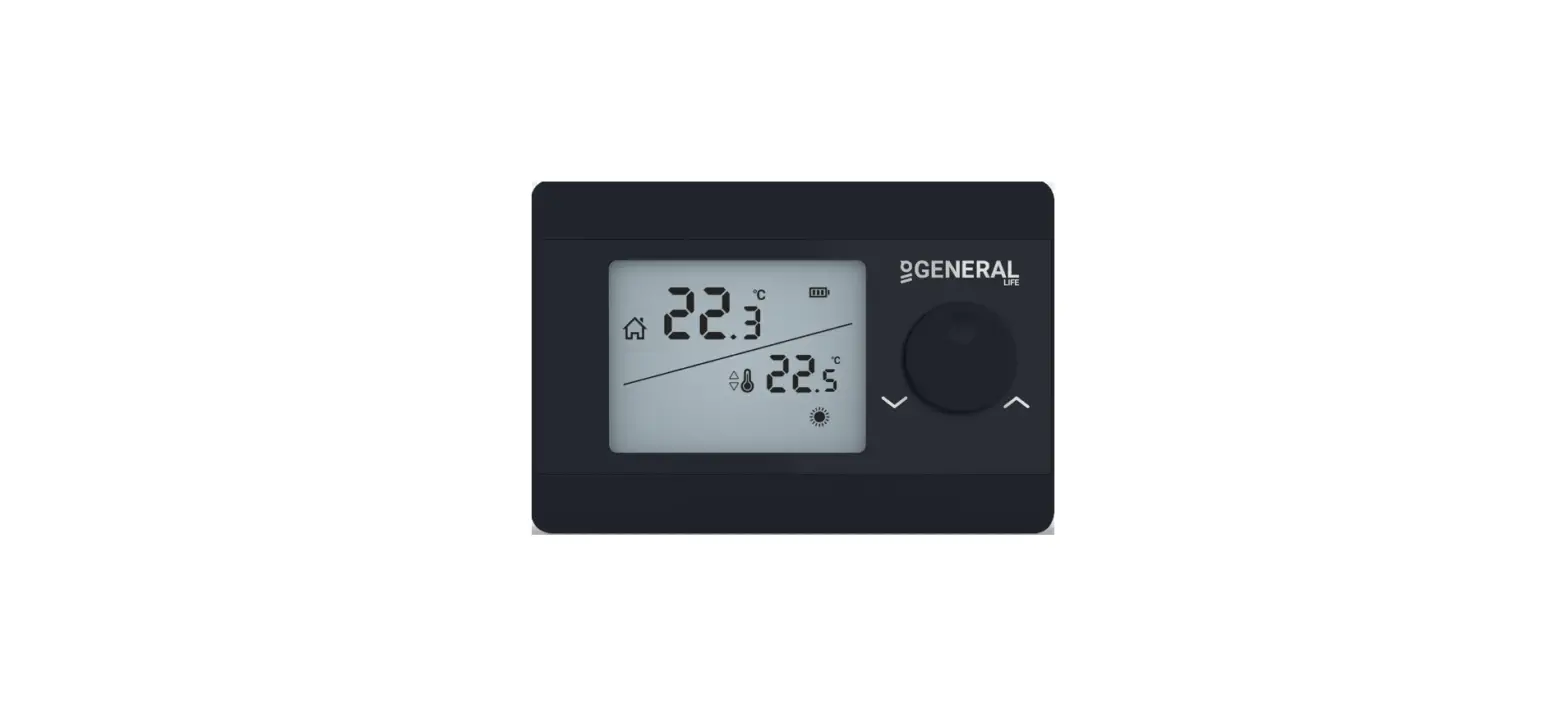 General Life Mitra 250 Rf Digital Room Thermostat User Manual