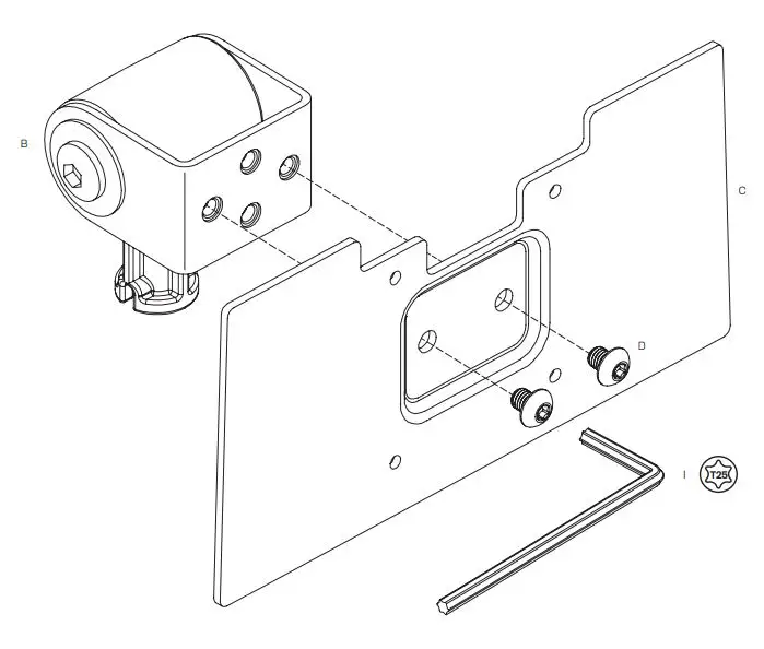 innovative PTS-WM-8500I Payment Terminal Stand-3
