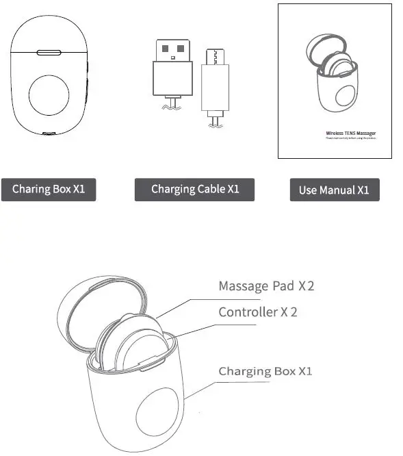 Shenzhen Yiran Intelligence U8PRO Mini Pulse Massager-1