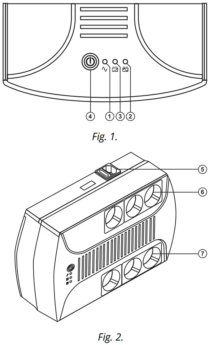 SVEN UP L1000E Uninterrupted Power Supply - FIGURE 1