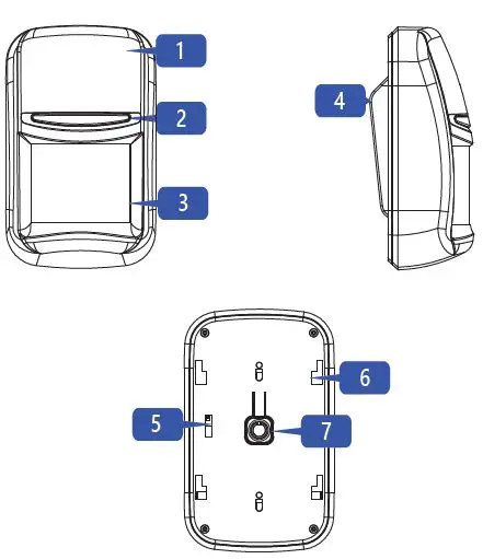 U-PROX UPROX-017 Wireless Pet Immune Motion Detector-1