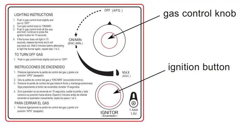 PHI VILLA E02GS017 Round Propane Fire Pit - Figure 11