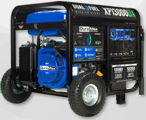 DuroMax XP13000DX Dual Fuel Portable Generator - cover