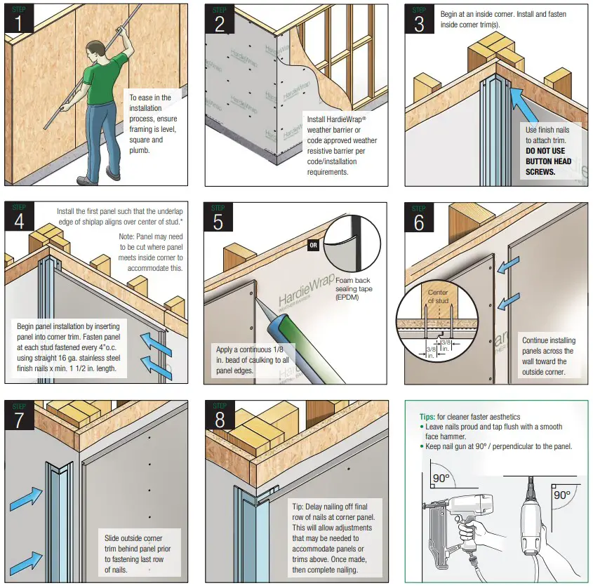 James James Primed Hardie Architectural Collection HZ10 0 312 in 48 19 in 144 in Fiber Cement - FIGURE 28