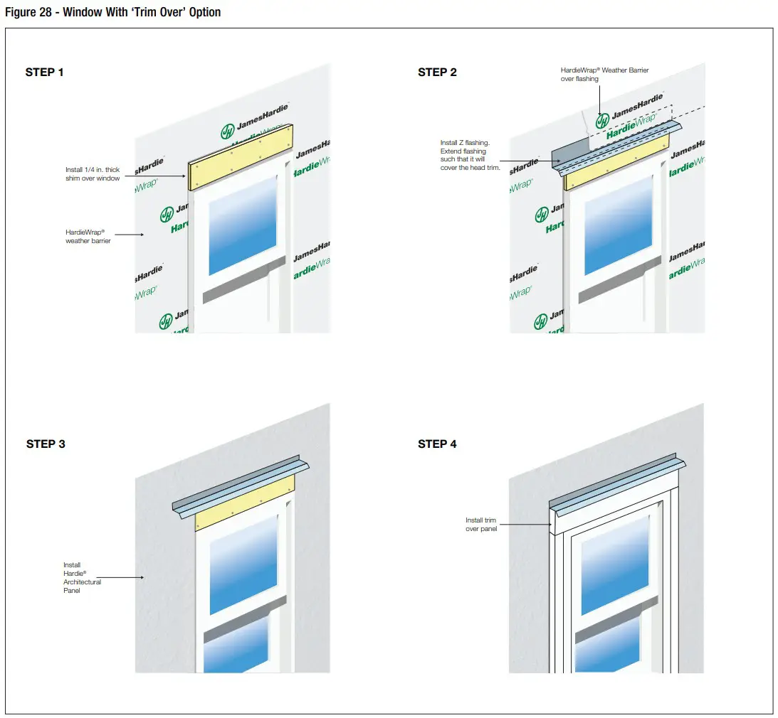 James James Primed Hardie Architectural Collection HZ10 0 312 in 48 19 in 144 in Fiber Cement - FIGURE 34