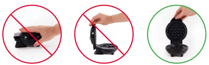 DASH DMWS001SB Skull Mini Maker Waffle - Fig 3