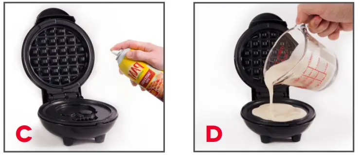 DASH DMWS001SB Skull Mini Maker Waffle - Fig 5