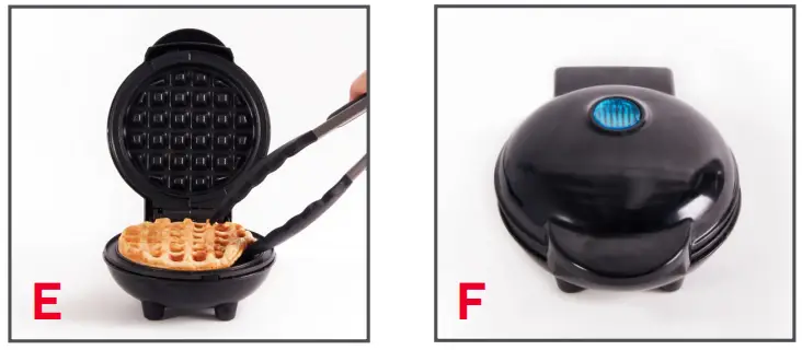 DASH DMWS001SB Skull Mini Maker Waffle - Fig 6