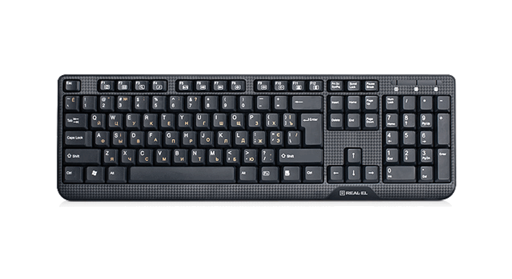 Real-el Comfort 8010 Multimedia Keyboard User Manual