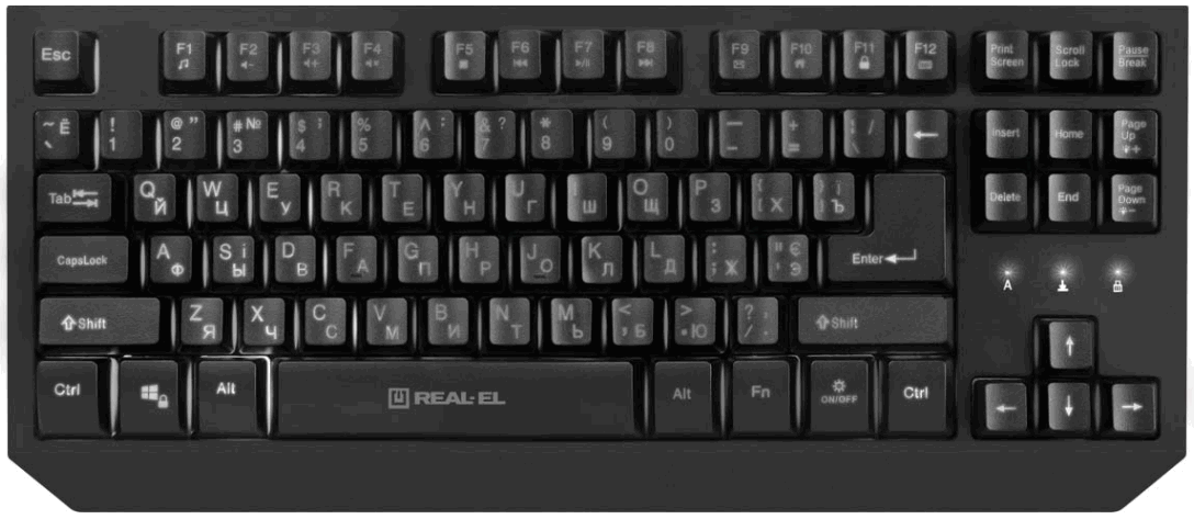 REAL EL Comfort 8010 Multimedia Keyboard