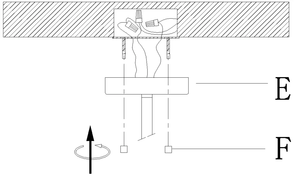 ZEVNI A04689 Arel 3-Light 12.5-Inch Gold Flush Mount Light - fig 8