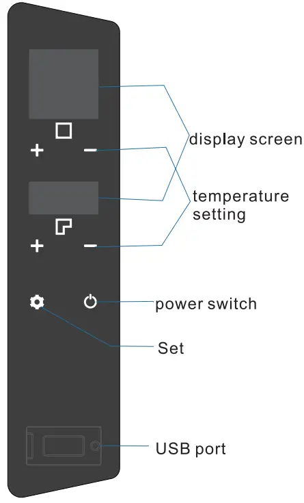 BRASS MONKEY Portable Dual Zone Fridge - ON