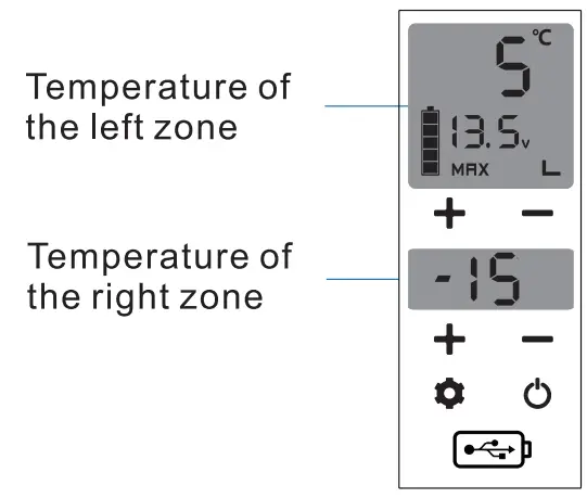 BRASS MONKEY Portable Dual Zone Fridge - OPERATION3