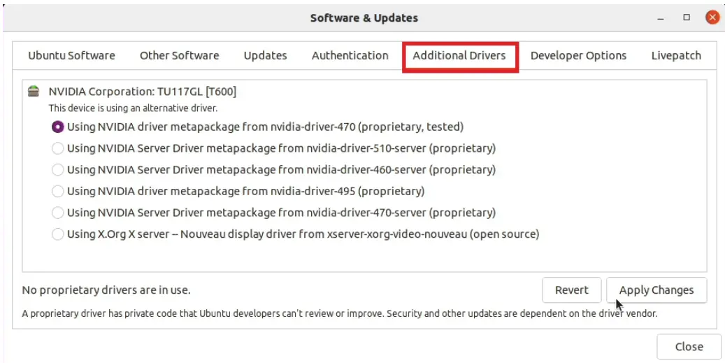 Nvidia Graphics Driver