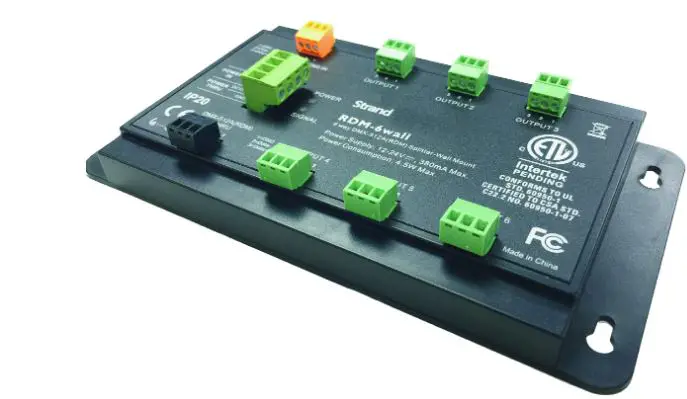 Strand-RDM-6WALL-Signal-Splitter