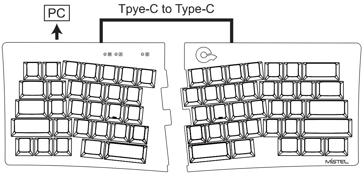 MiSTEL BAROCCO MD600 Alpha Keyboard - FIGURE 1