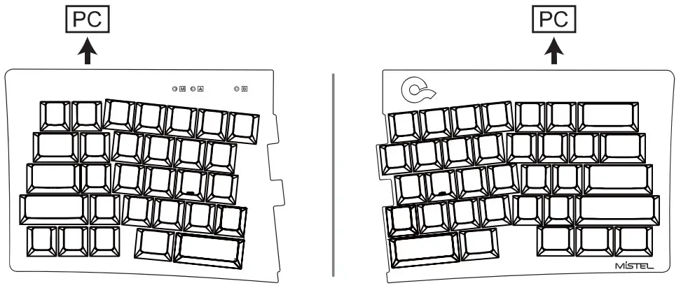 MiSTEL BAROCCO MD600 Alpha Keyboard - FIGURE 2